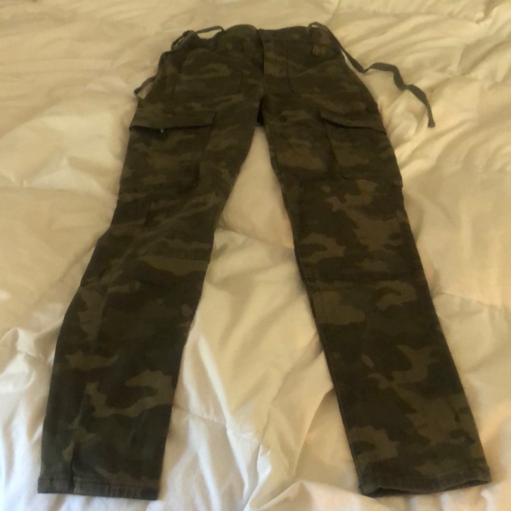 American Eagle Outfitters Camouflage Straight Leg Jeans